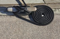 Dock lines should be replaced as needed when they show signs of wear.