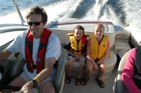 Children should always wear a PFD while out on boats, and adults and pets should wear them whenever conditions warrant it.