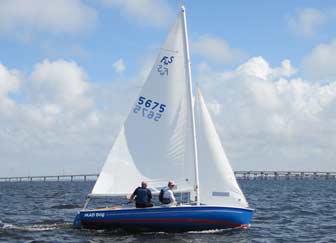 Blue Hull  Flying Scot