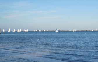 Great catboat sailing