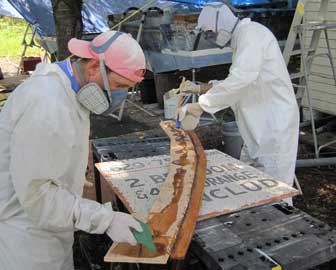 Core Sandwich on Nail Board