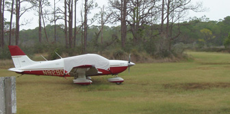 Even more surprisingly, there was a plane.