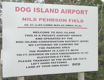 Surprisingly, we found an airfield.