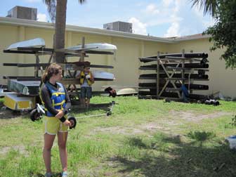 Empty Sailboat Racks
