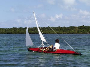 Sailing my Klepper foldable kayak