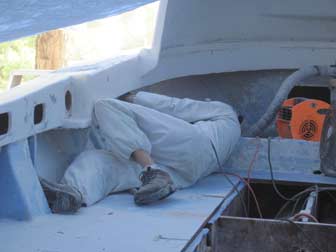 Grinding Under Gunwale