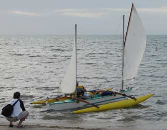 Inflatable Amas Trimaran