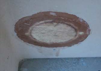 Inside Repaired Hole