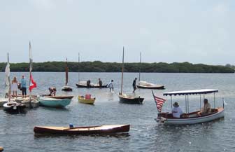 Launch Tows Canoe