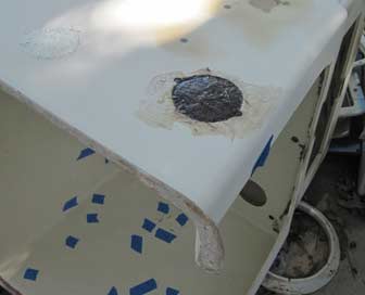 Fiberglass Mat Discs Applied