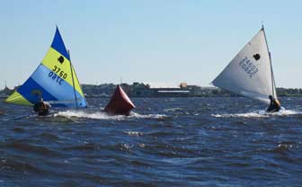 Sunfish rounding mark