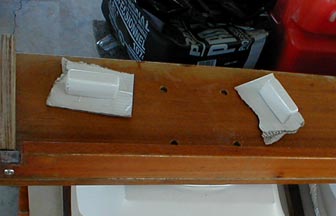 Molded fiberglass cleats