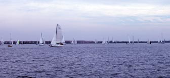 The Farrier F-33 won the third sailboat race of the season