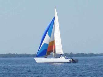 Stiletto jib and spinnaker