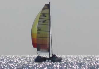 Stiletto 27 spinnaker