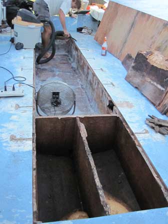 Tank Gone and Area Cleaned