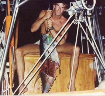 Sharks tried to steal our tuna, too
