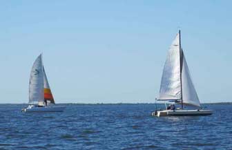 Stiletto and homebuilt trimaran