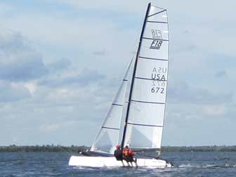 F18 Trapeze Upwind