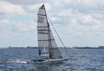 Weta 358 upwind