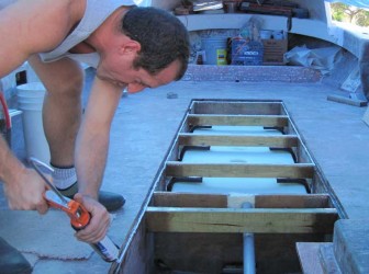 Caulking for Deck on Fluke