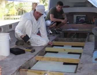 Deck Beams Over Tank