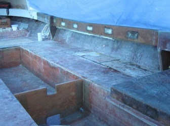 Fluke Tank Bulkhead and Faceboard Glassed