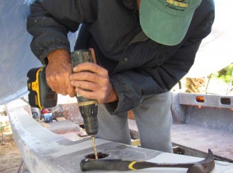 Hawse Pipe Bolt Holes
