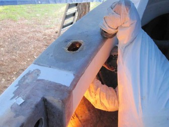 Sealing Hawse Pipe Edges