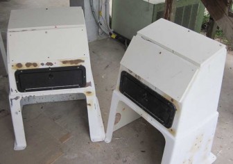 Consoles with Faces and Doors