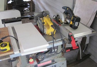 Cutting Starboard Console Faces