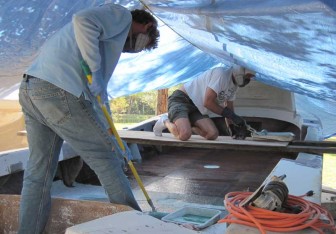 Finishing Deck on Pec