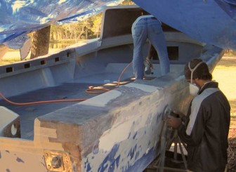 Sanding While Gelcoating