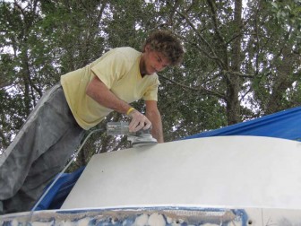 Sanding Hard Dodger