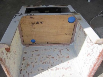 Console Shelf Holes Taped