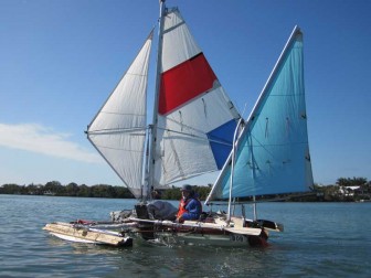 Bob Sailing Closeup