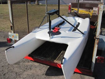 Hobie Bravo in Yard Trailer