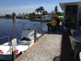 Cowmaran at the Myakka Oyster Bar