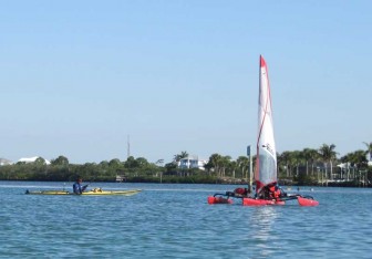 Red Adventure Island and Yellow Kayak