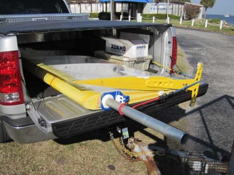 Wing Sail in Pickup Truck Bed