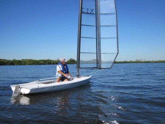 Wing Sailing Deep Downwind